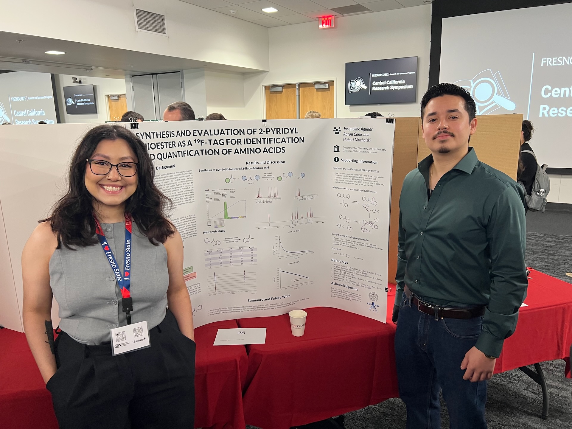 Jacqueline and Aaron present their work at CCRS