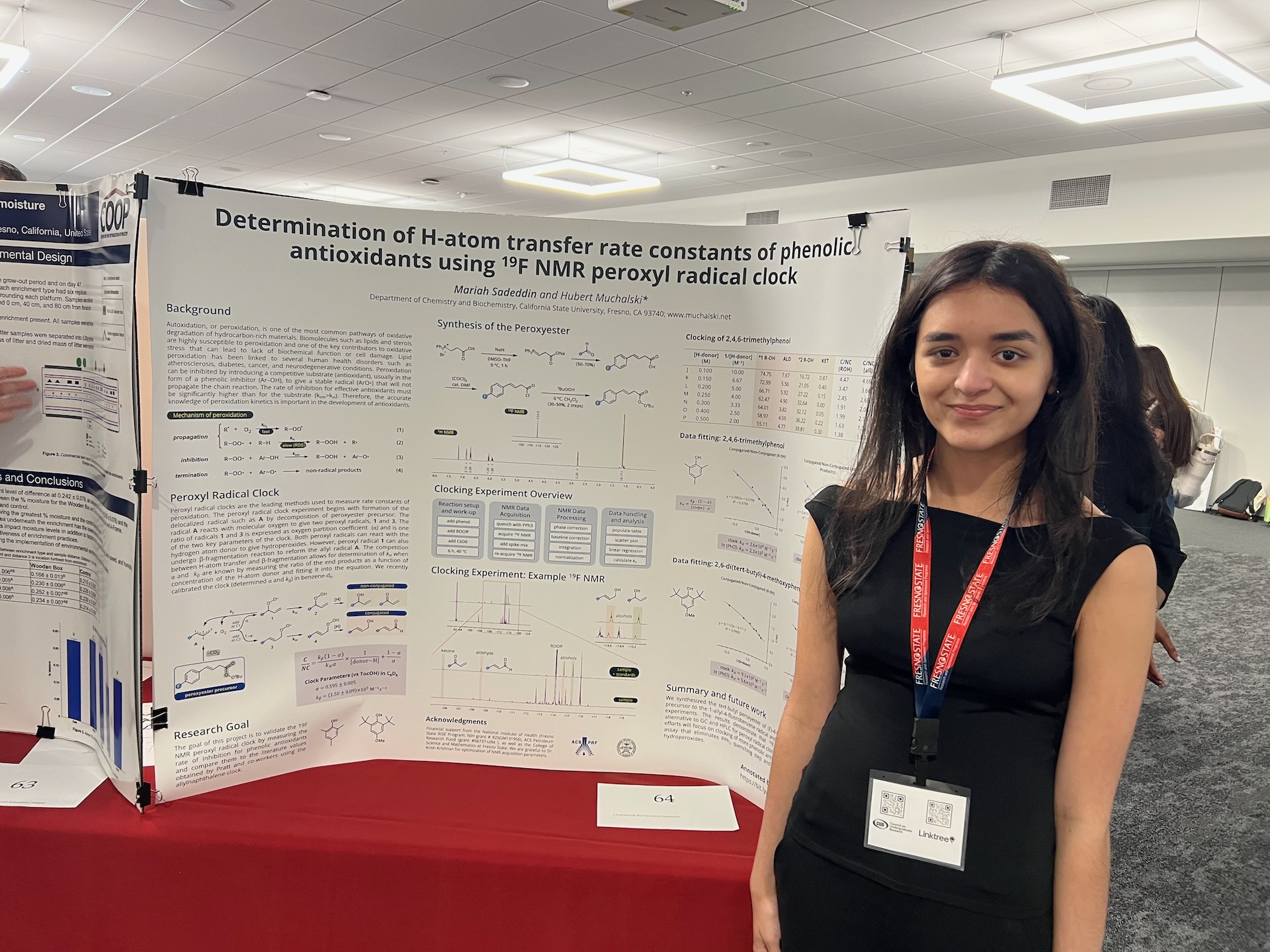 Mariah presents her work at CCRS 2025